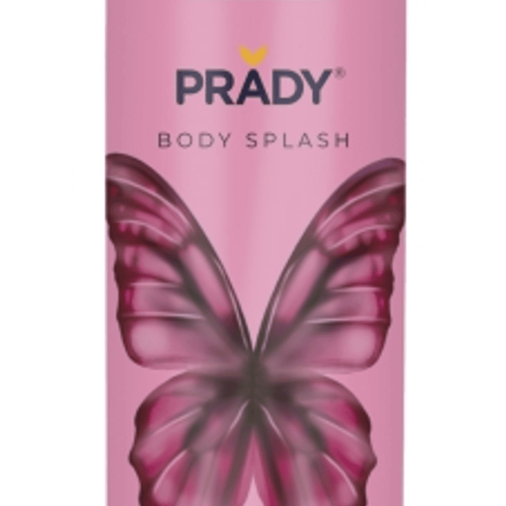 Prady Body Splash Pink Butterfly - Frasco de 250 ml - Spray Pulverizador 1