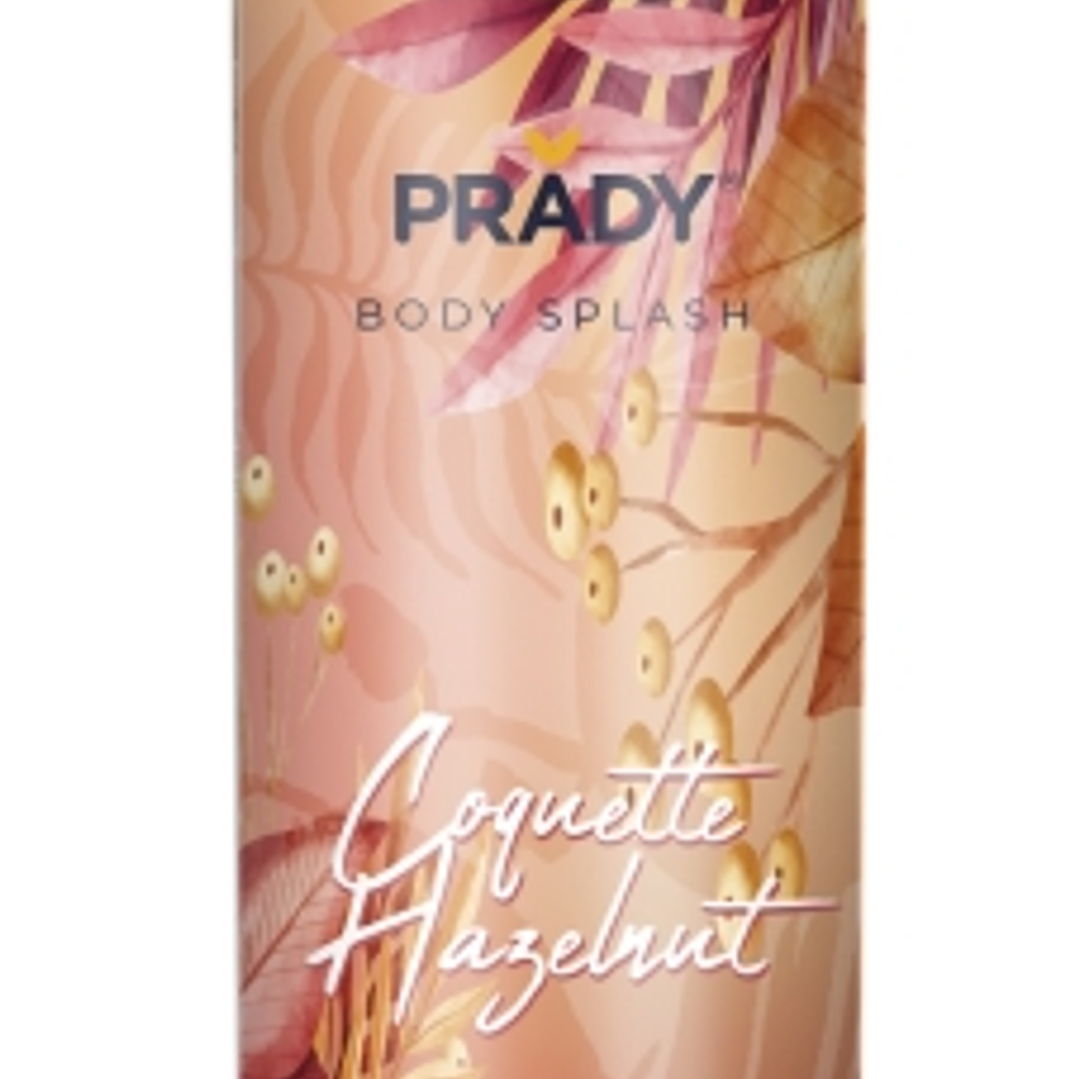 Prady Body Splash Coquette Hazelnut - Frasco de 250 ml - Spray Pulverizador 1