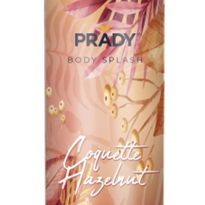 Prady Body Splash Coquette Hazelnut - Frasco de 250 ml - Spray Pulverizador 1