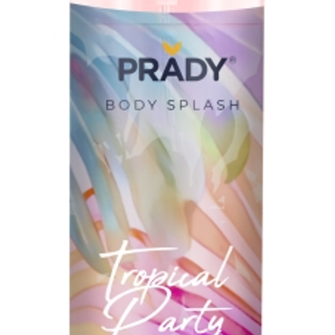 Prady Body Splash Tropical Party - Frasco de 250 ml - Spray Pulverizador 1