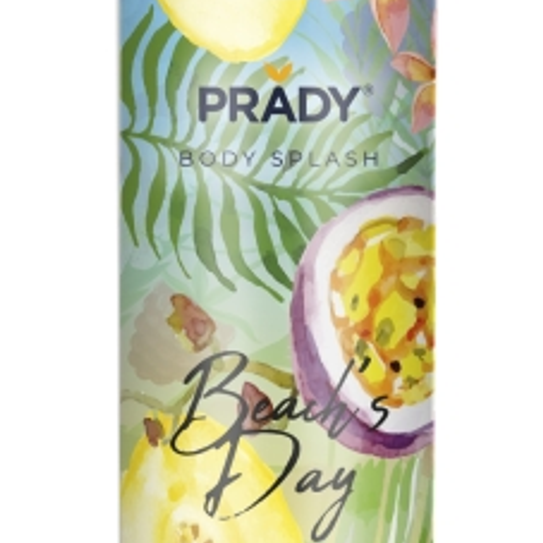 Prady Body Splash Beach Day - Frasco de 250 ml - Spray Pulverizador 1