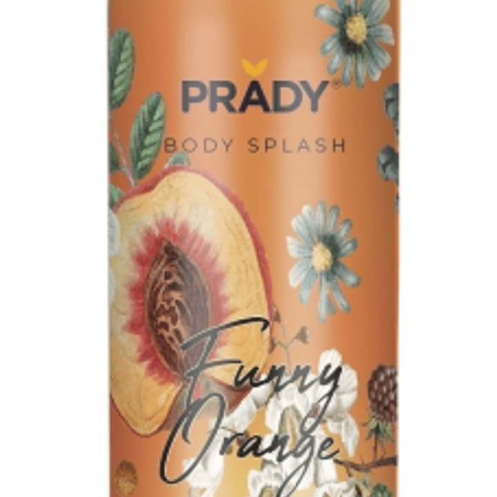 Prady Body Splash Funny Orange - Frasco de 250 ml - Spray Pulverizador 1