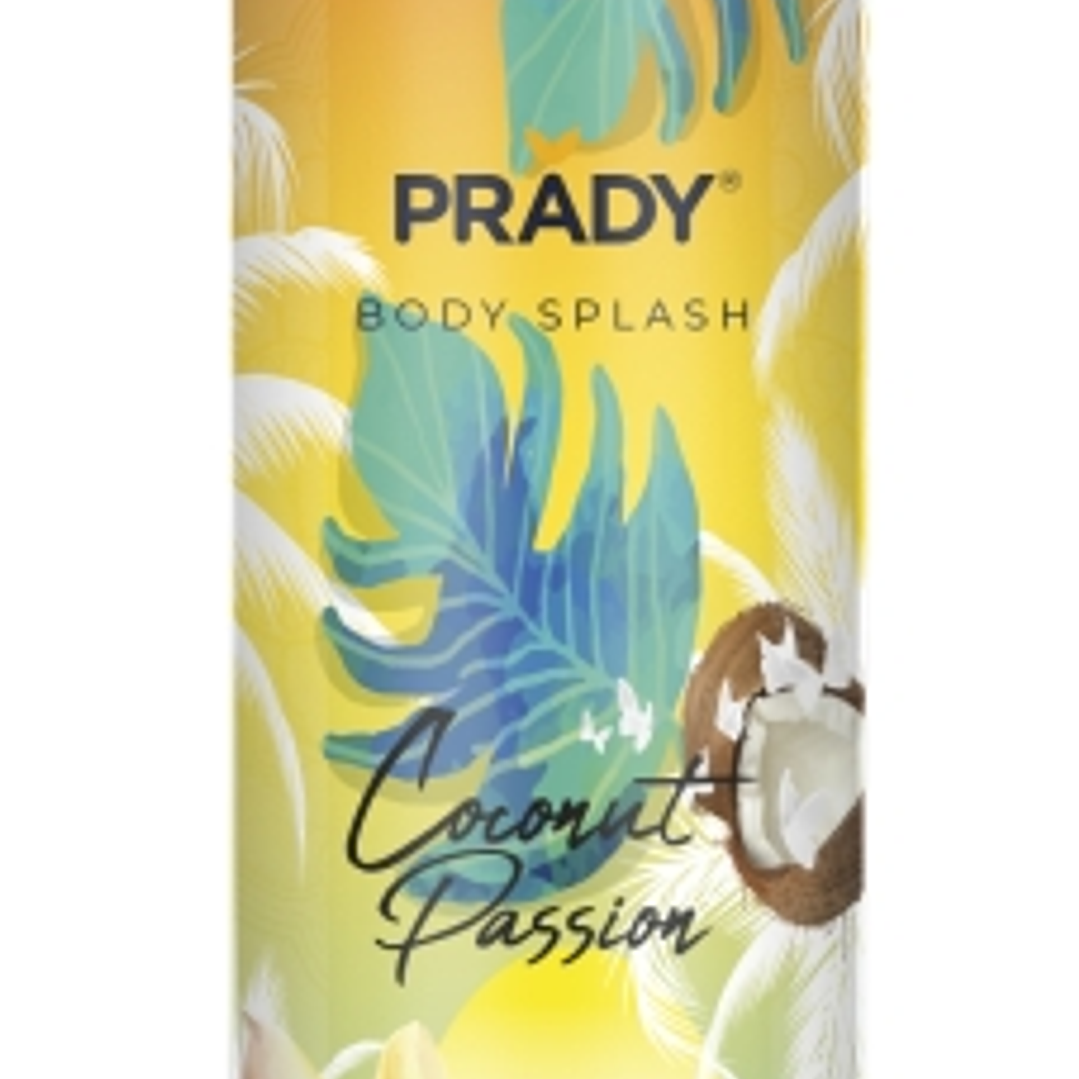Prady Body Splash Coconut Passion - Frasco de 250 ml - Spray Pulverizador 1