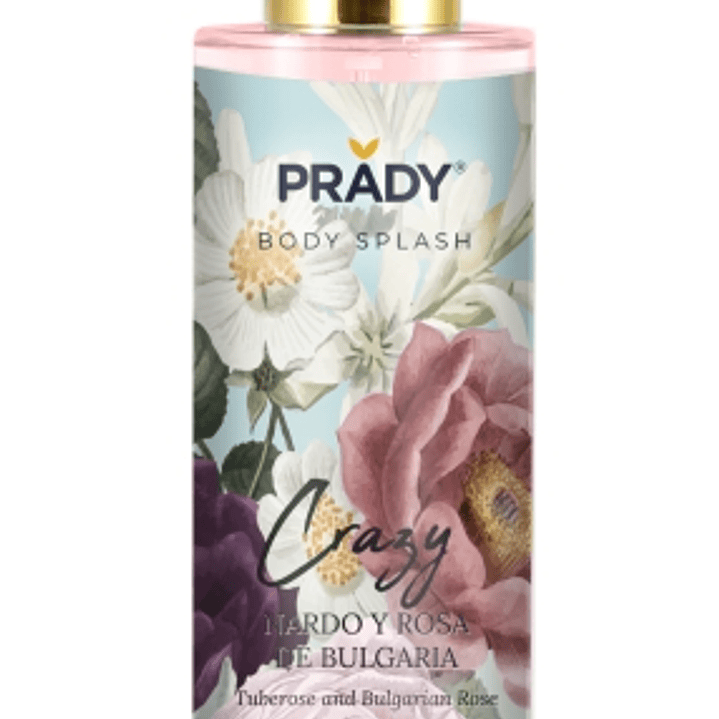 Prady Body Splash Crazy - Frasco de 250 ml - Spray Pulverizador 1