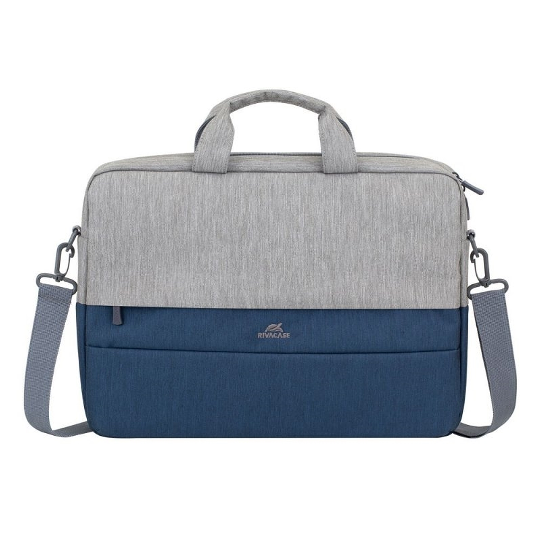 RIVACASE 7532 Grey/blue Prater Maletín 15,6