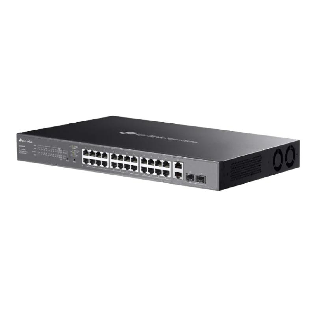 TP-Link ES228GMP Switch 24xPoE+ 2xGb 2xSFP 384W 3
