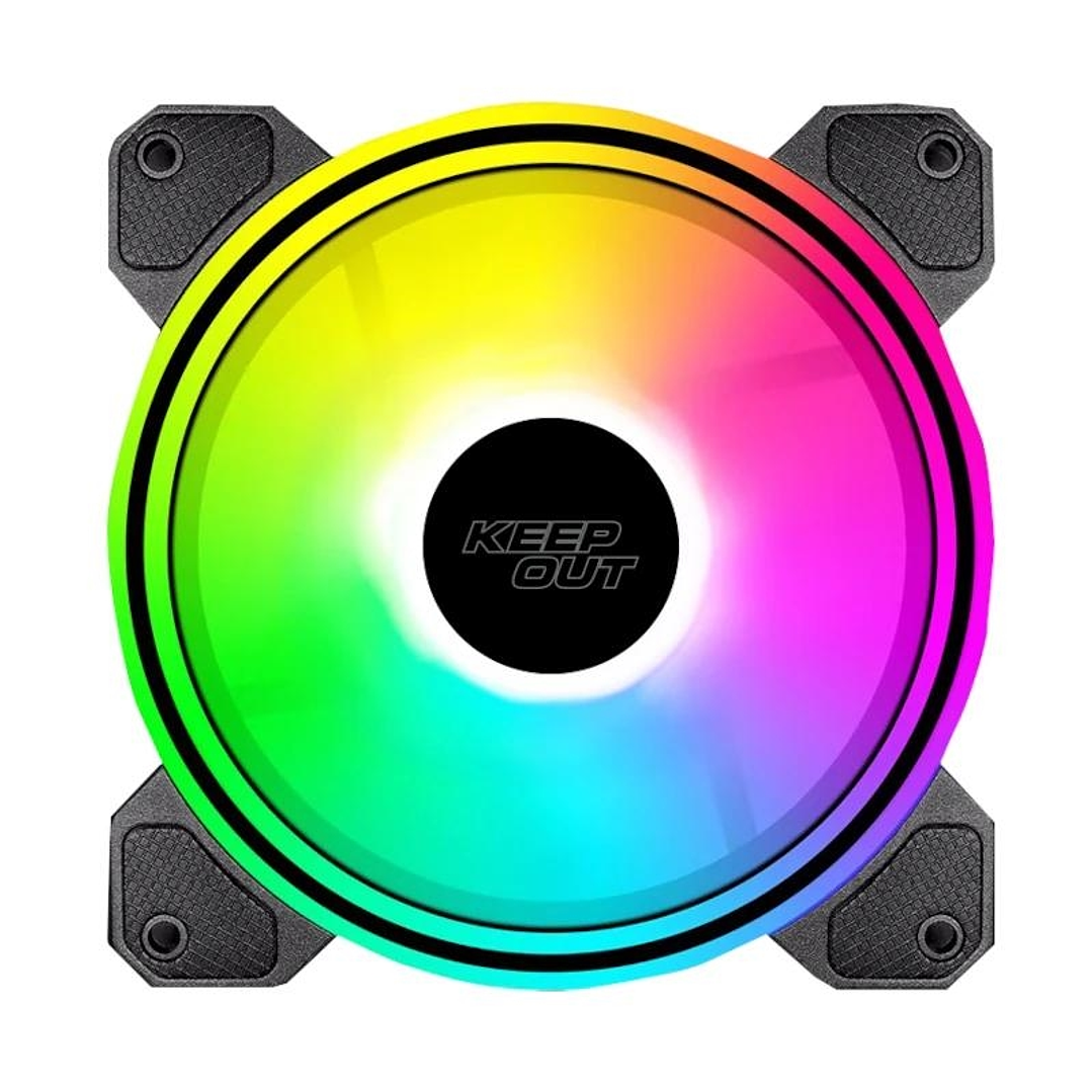 Keep Out Ventilador XFC-120DR Black 5V ARGB 1