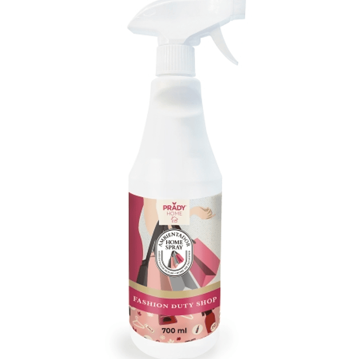 Prady Ambientador Home Spray Fashion Duty Shop - Frasco de 700 ml - Spray Pulverizador 1
