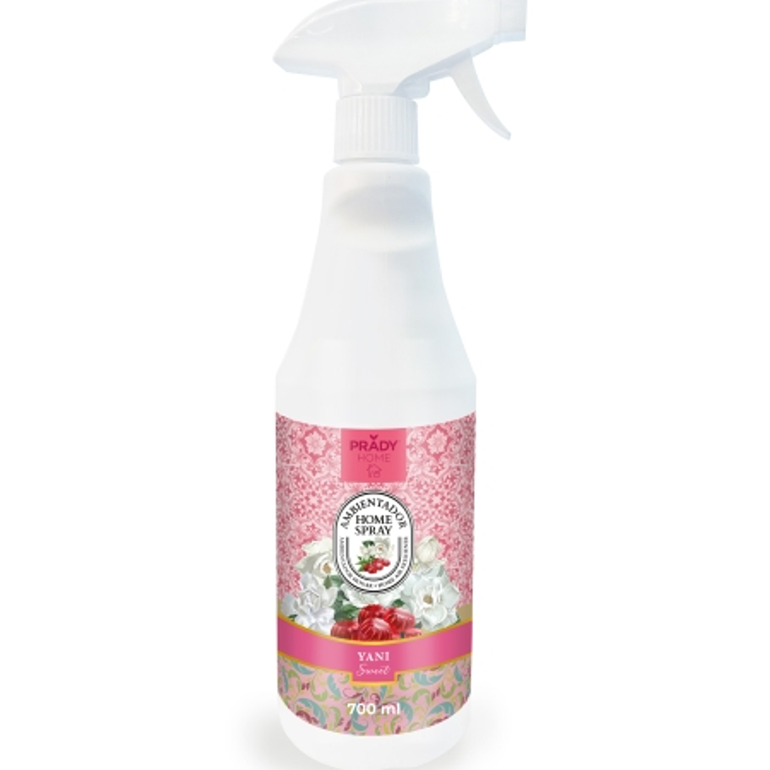 Prady Ambientador Home Spray Yani Sweet - Frasco de 700 ml - Spray Pulverizador 1