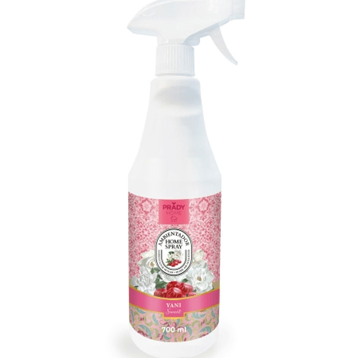 Prady Ambientador Home Spray Yani Sweet - Frasco de 700 ml - Spray Pulverizador 1