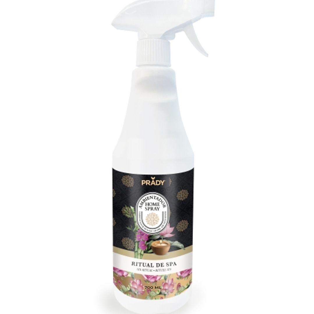 Prady Ambientador Home Spray Ritual de Spa - Frasco de 700 ml - Spray Pulverizador 1
