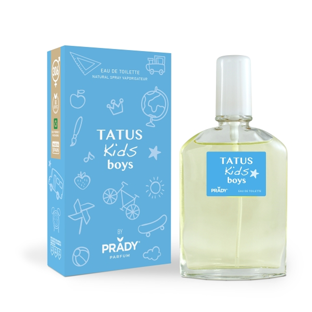 Prady Colonia Infantil Tatus Kids Boys - Frasco de 90 ml - Spray Pulverizador 1