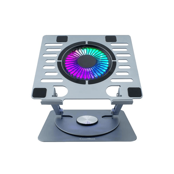 COOLBOX Base refrigerac.Portátil COOLAIR 1vent RGB 2