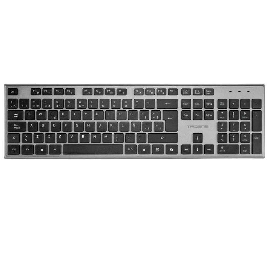 Tacens 3EN1 Teclado+Ratón+Alfom Inalámbrico Negro 4