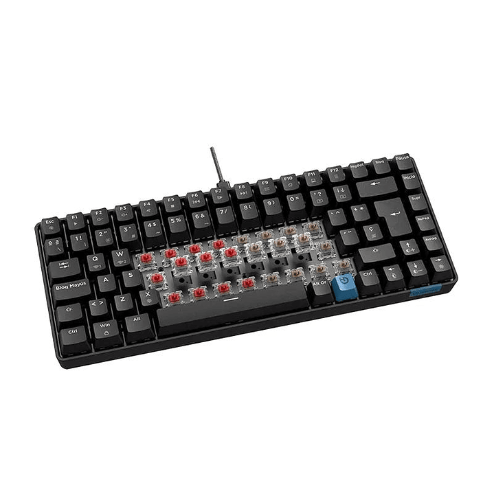 Hiditec teclado Gaming GM1K Switches red 3