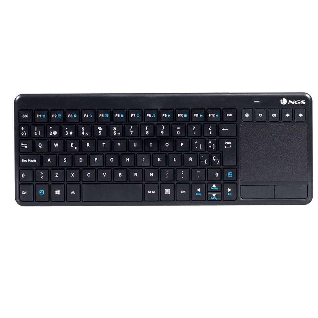NGS Teclado inalámbrico con Touchpad Multimedia 2. 1