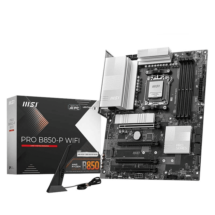 MSI Placa Base PRO B850-P WIFI DDR5 ATX AM5 1