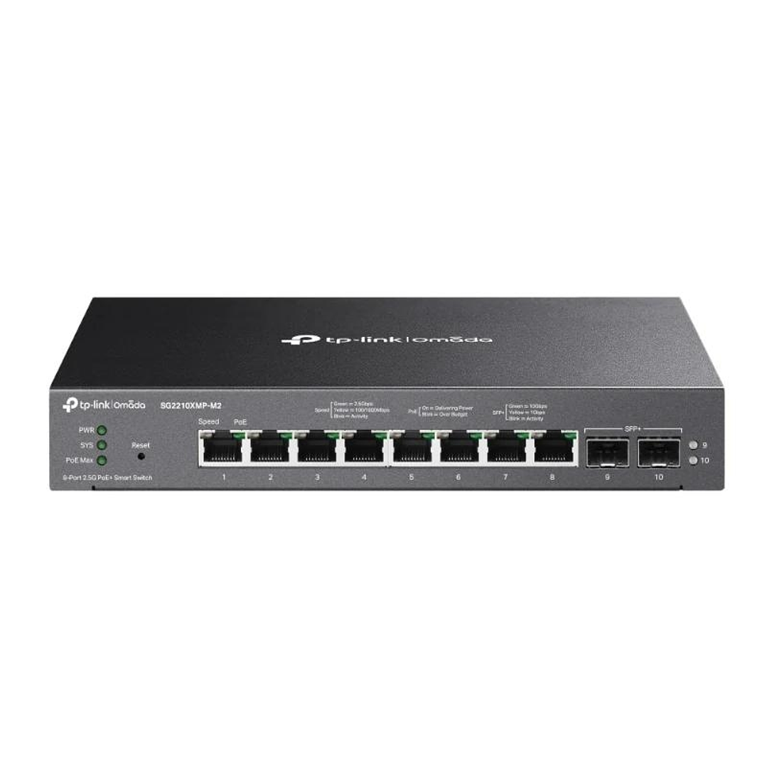 TP-Link SG2210XMP-M2 Switch 8x2,5Gb PoE+ 2xSFP+ 1