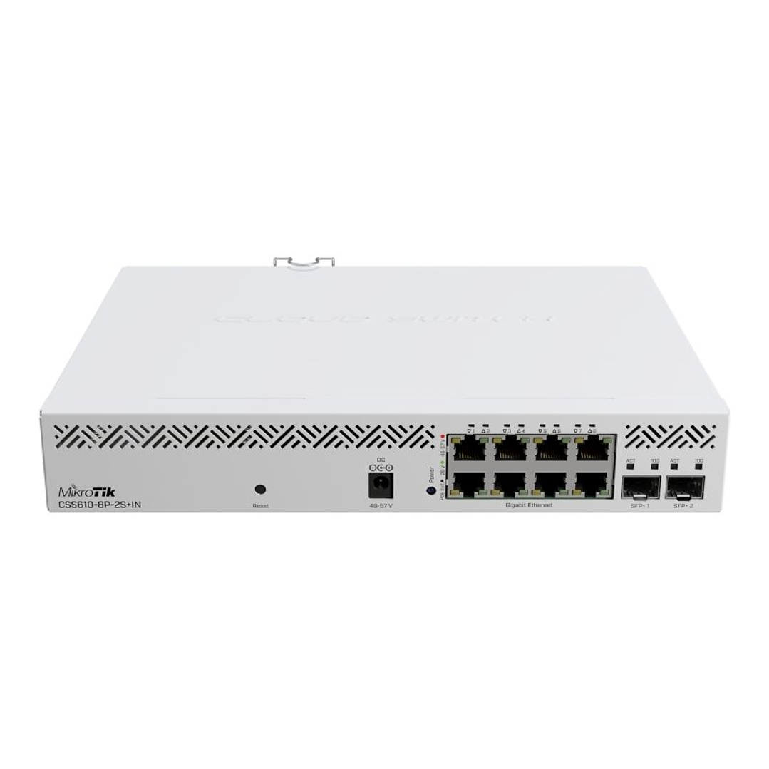 Mikrotik CSS610-8P-2S+IN 8xGbE PoE 2x10Gb SFP+ 1