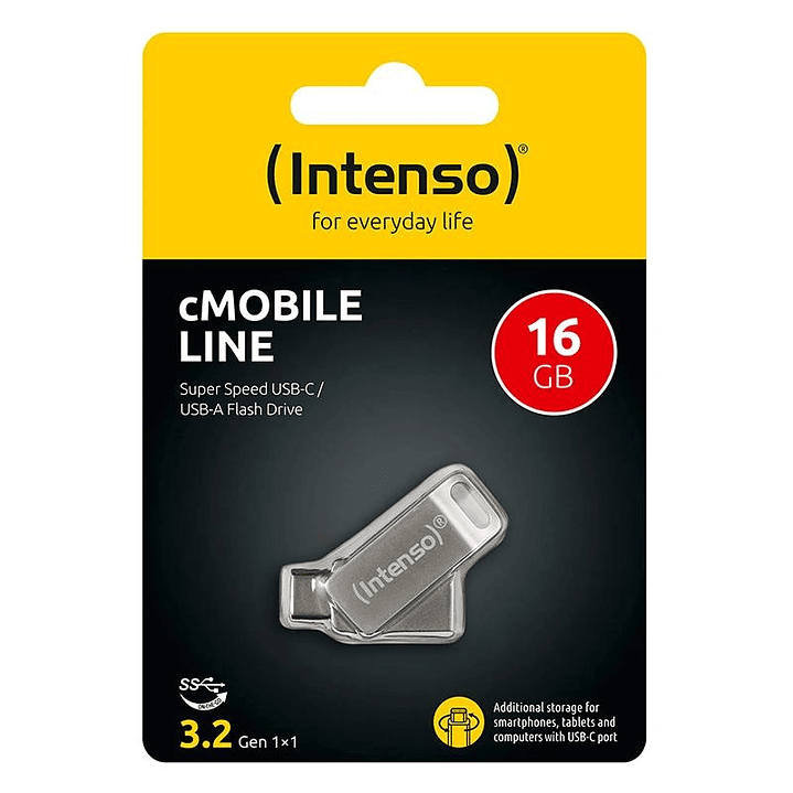 Intenso Lápiz USB cMobile USB 3.0 + TypeC 128GB 2