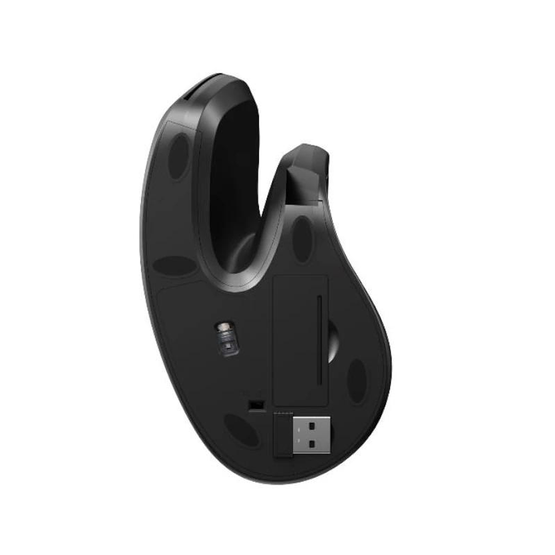 Nilox NXMOEV02 Ratón Vertical Wirelles Sil. Negro 4