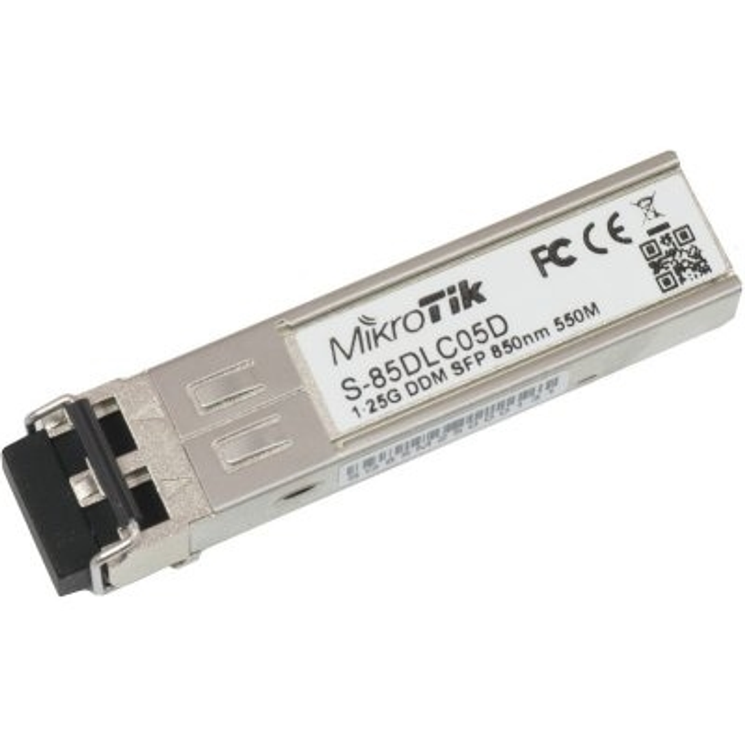 MikroTik S-85DLC05D Modulo SFP Multi Modo 550m 1