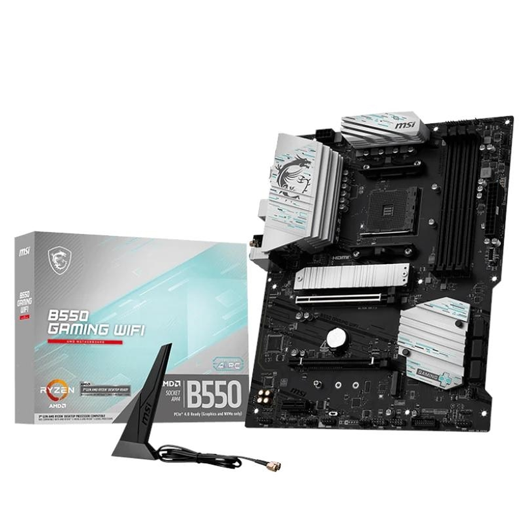 MSI Placa Base B550 GAMING WIFI ATX AM4 1