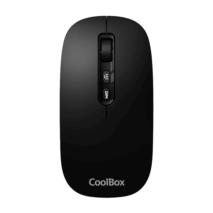 Coolbox Ratón W02-IA Inalámbrico RF+BT Negro 1