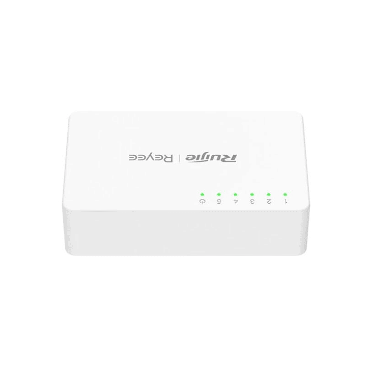 Reyee Unmanaged Switch 5xGb RJ45 Plastic Case 3
