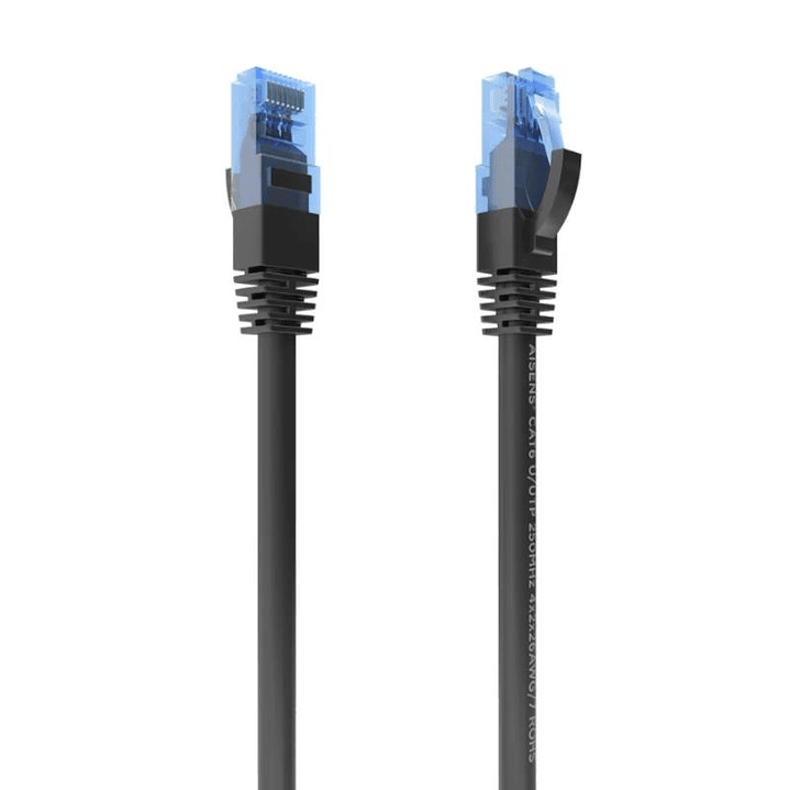Aisens Cable RJ45 Cat.6 UTP AWG26 CCA Negro 0.5M 1