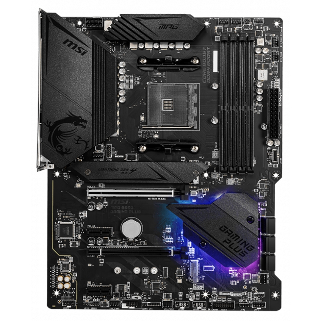 MSI Placa Base MPG B550 GAMING PLUS DDR4 ATX AM4 2