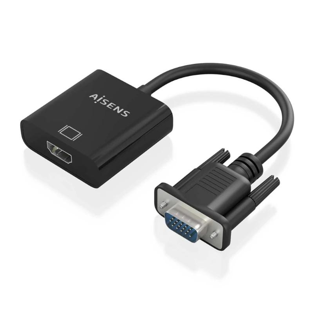 Aisens Conversor SVGA/M+JACK3.5/H+MicroB/H HDMI/H 1