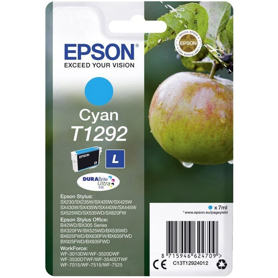 Epson Cartucho T1292 Cyan 1
