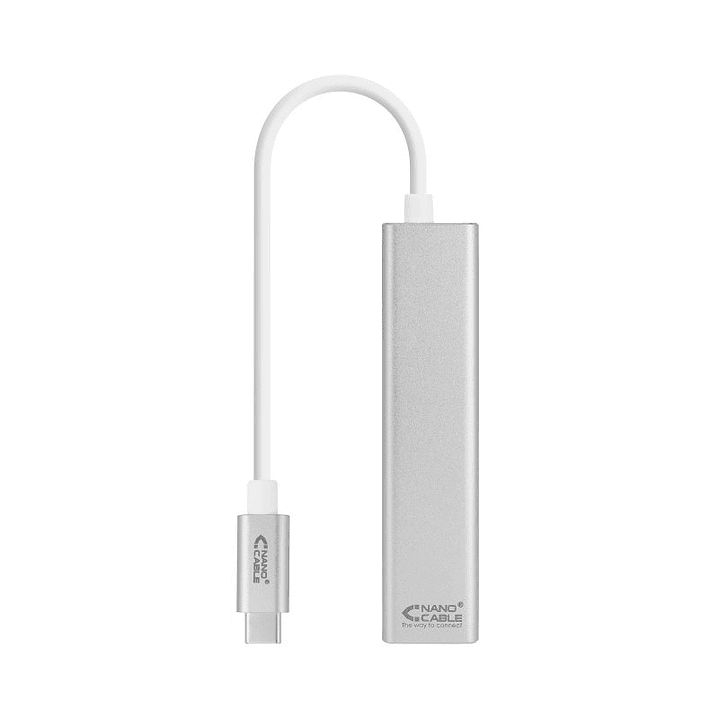Nanocable Conversor USB-C Ethernet +3xUSB 3.0 2