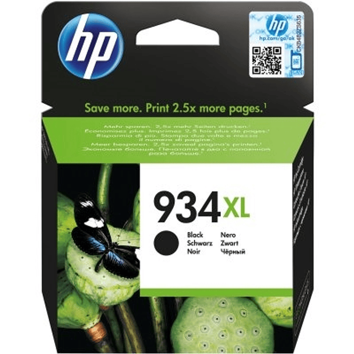 HP Cartucho 934XL Negro 1