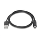Aisens Cable USB 2.0 3A USB-C/M-A/M negro 1.0m - thumbnail 1