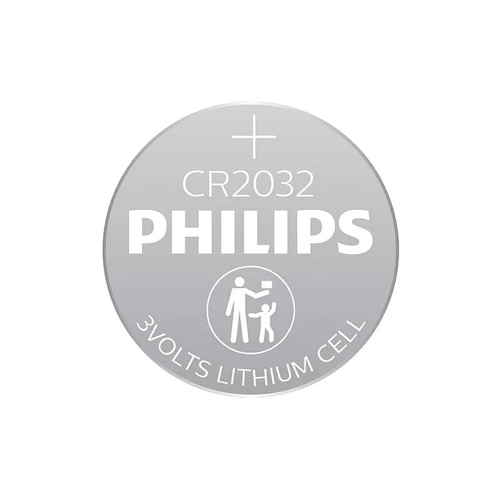 Philips Pila Boton Litio CR2032 3v Blister*5 2