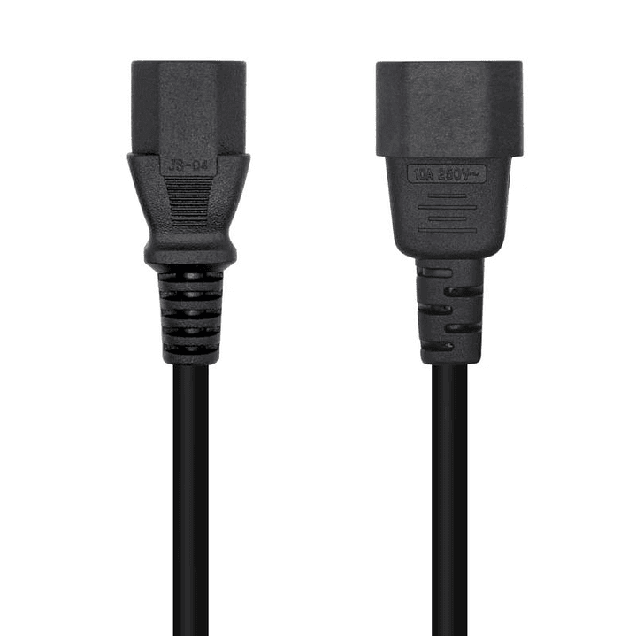Aisens Cable alimentación C13/H-C14/M negro 1.5m 1