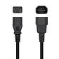 Aisens Cable alimentación C13/H-C14/M negro 1.5m - Miniatura 2