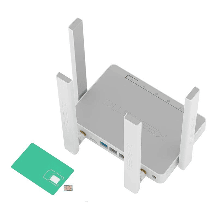 Keenetic Runner 4G Router Wifi4 N300 4x100Mb 2