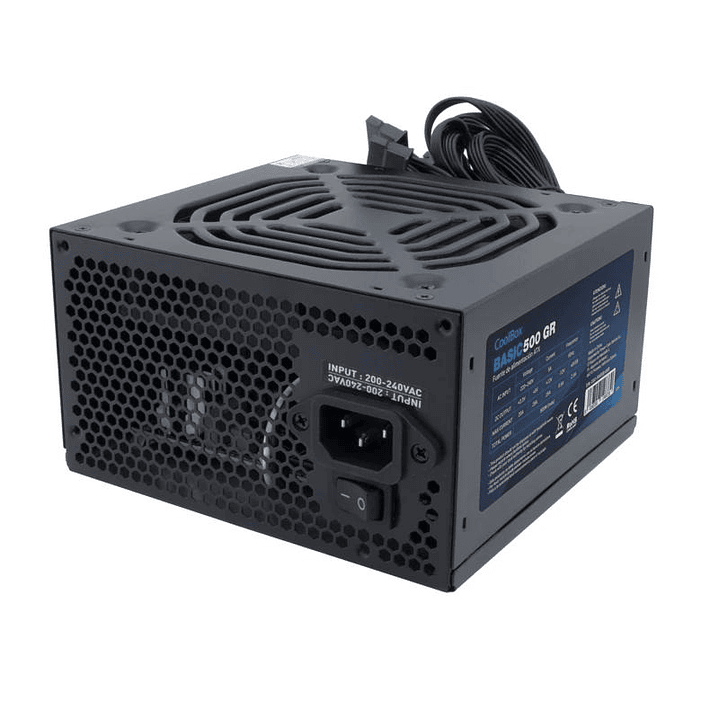 CoolBox Fuente.Alim 20+4 pin ATX BASIC 500W 2