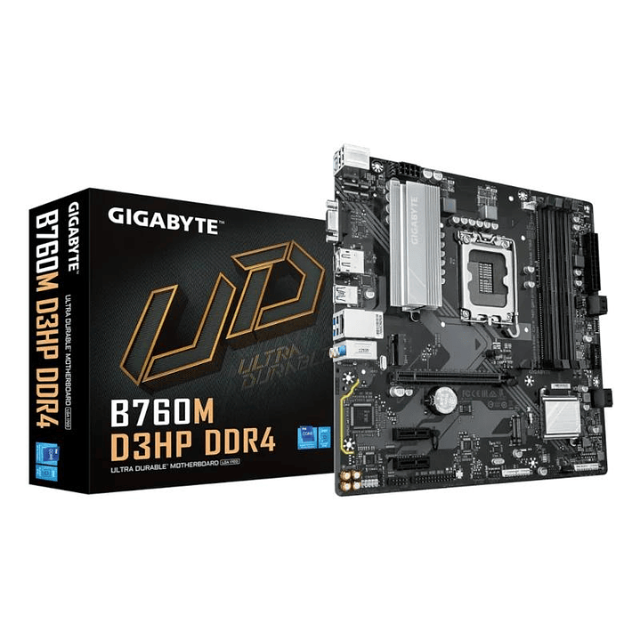 Gigabyte Placa Base B760M D3HP DDR4  mATX LGA1700 2