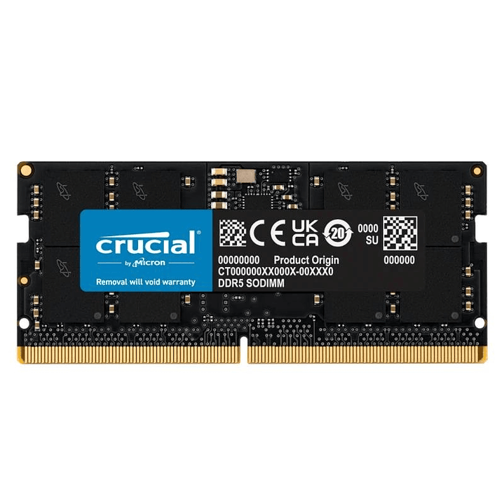 Crucial CT16G56C46S5 16GB soDIMM CL40 5600MHz DDR5 1