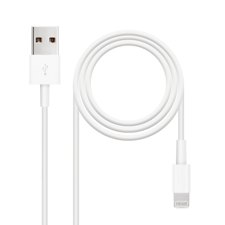 Nanocable Cable de datos/carga LIGHTNING/USB 2 M 1