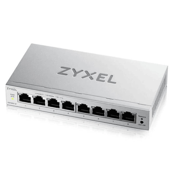ZyXEL GS1200-8V3 Switch 8xGbE 1