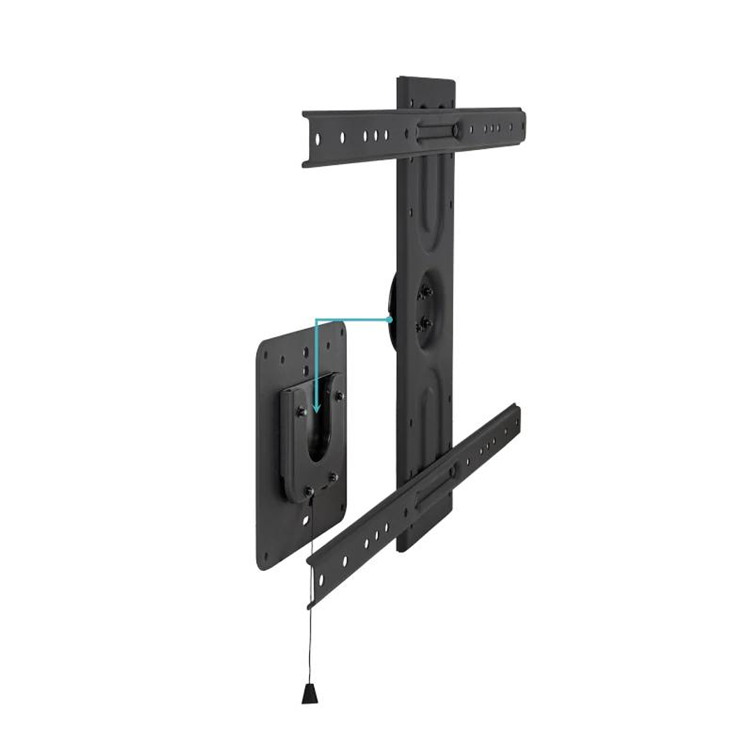 Tooq LP3780F-R Soporte pared rotación 360º Negro 3
