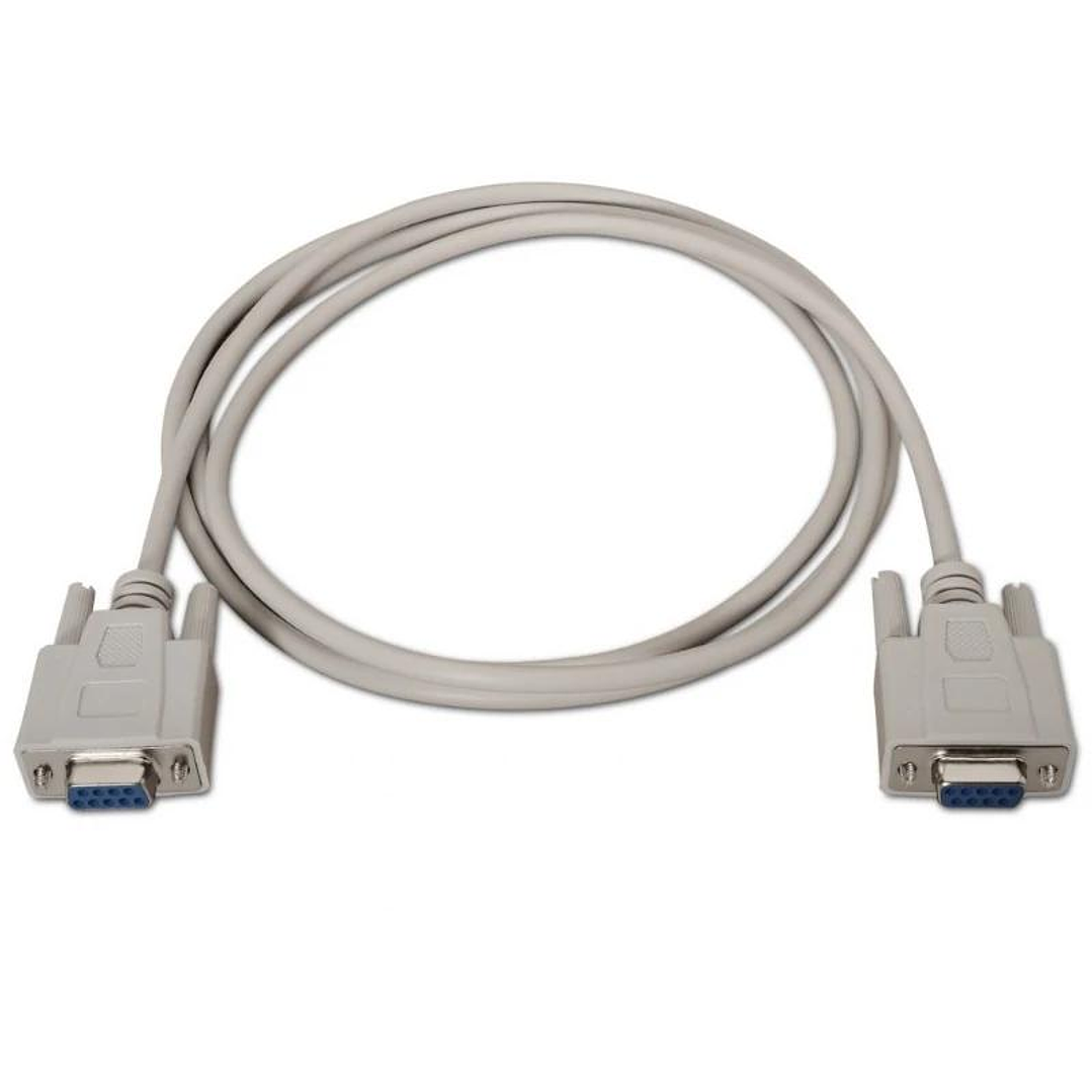 Aisens Cable Serie Null Modem DB9/H-DB9/H 1.8m 2