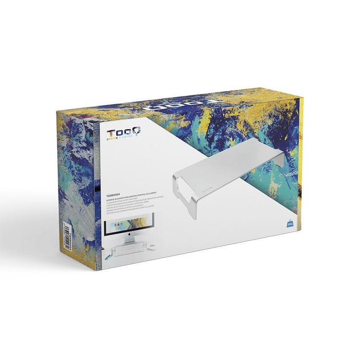 Tooq Soporte elevador monitor/portátil de aluminio 3