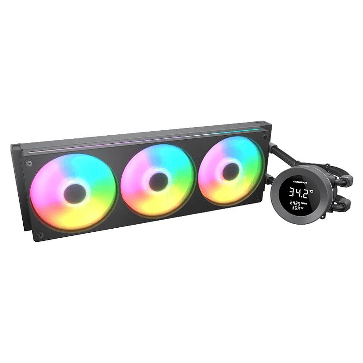 Cougar Ref. Liquid.Poseidon Vistek ARGB 360 Black 2