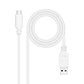 Nanocable Cable USB 2.0 3A USB-C-M/M 0.5M Blanco - vignette 2